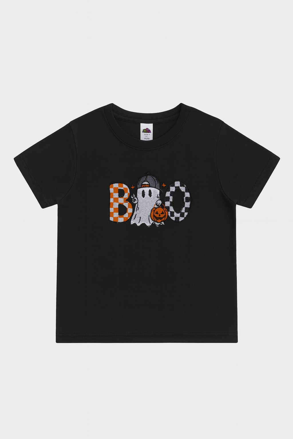 Embroidered Boo Ghost T shirt - Appletree Gifts Co