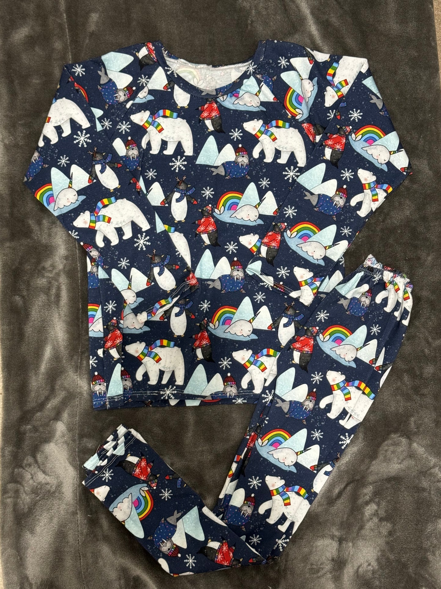 Christmas party top and bottoms set