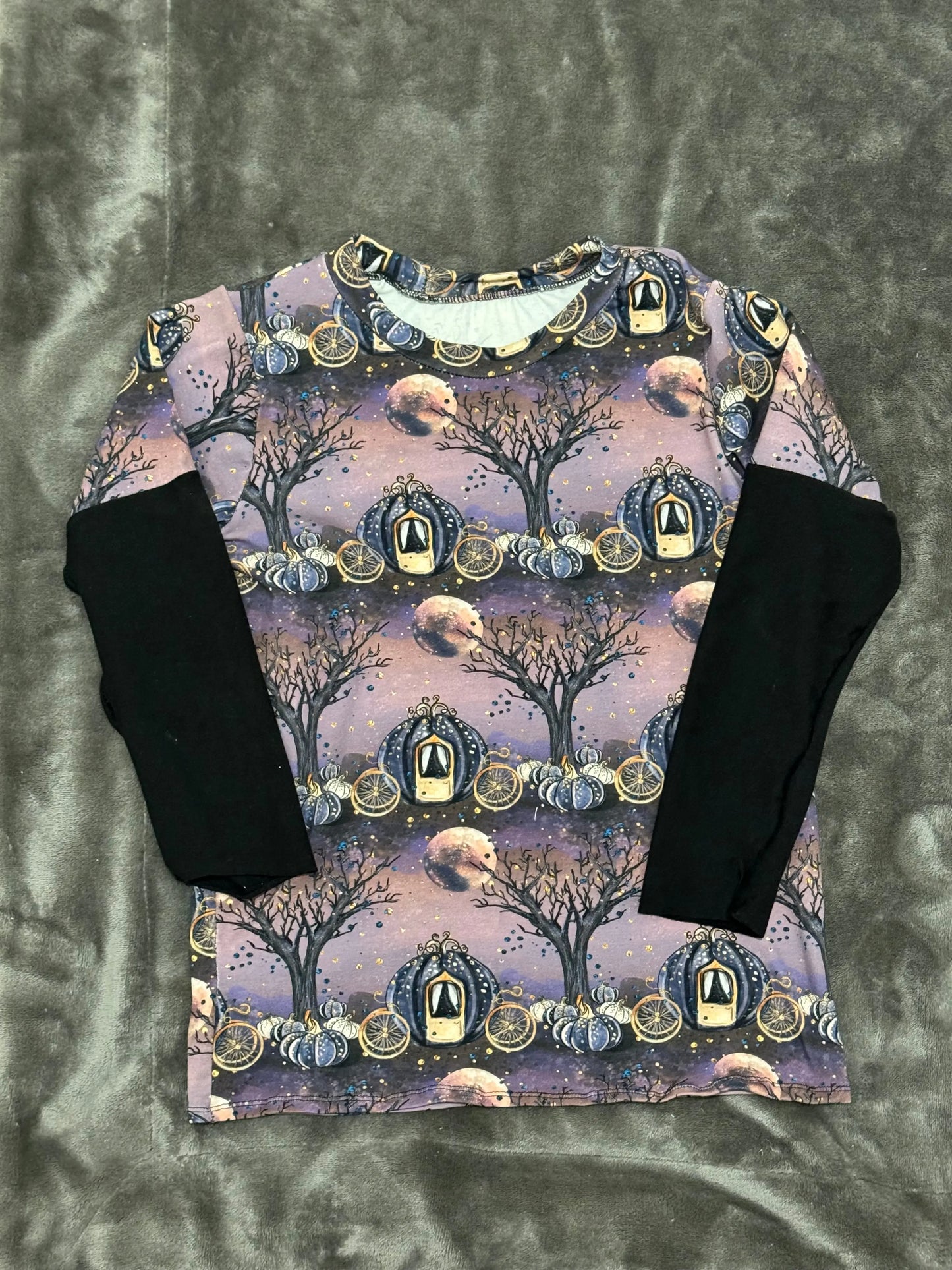 Fantasy pumpkin & carriage Long sleeved top - Appletree Gifts Co