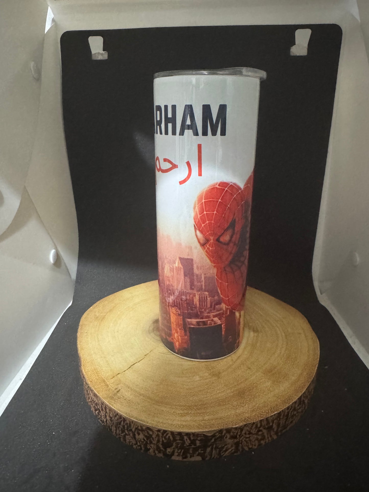 City Spiderman tumbler