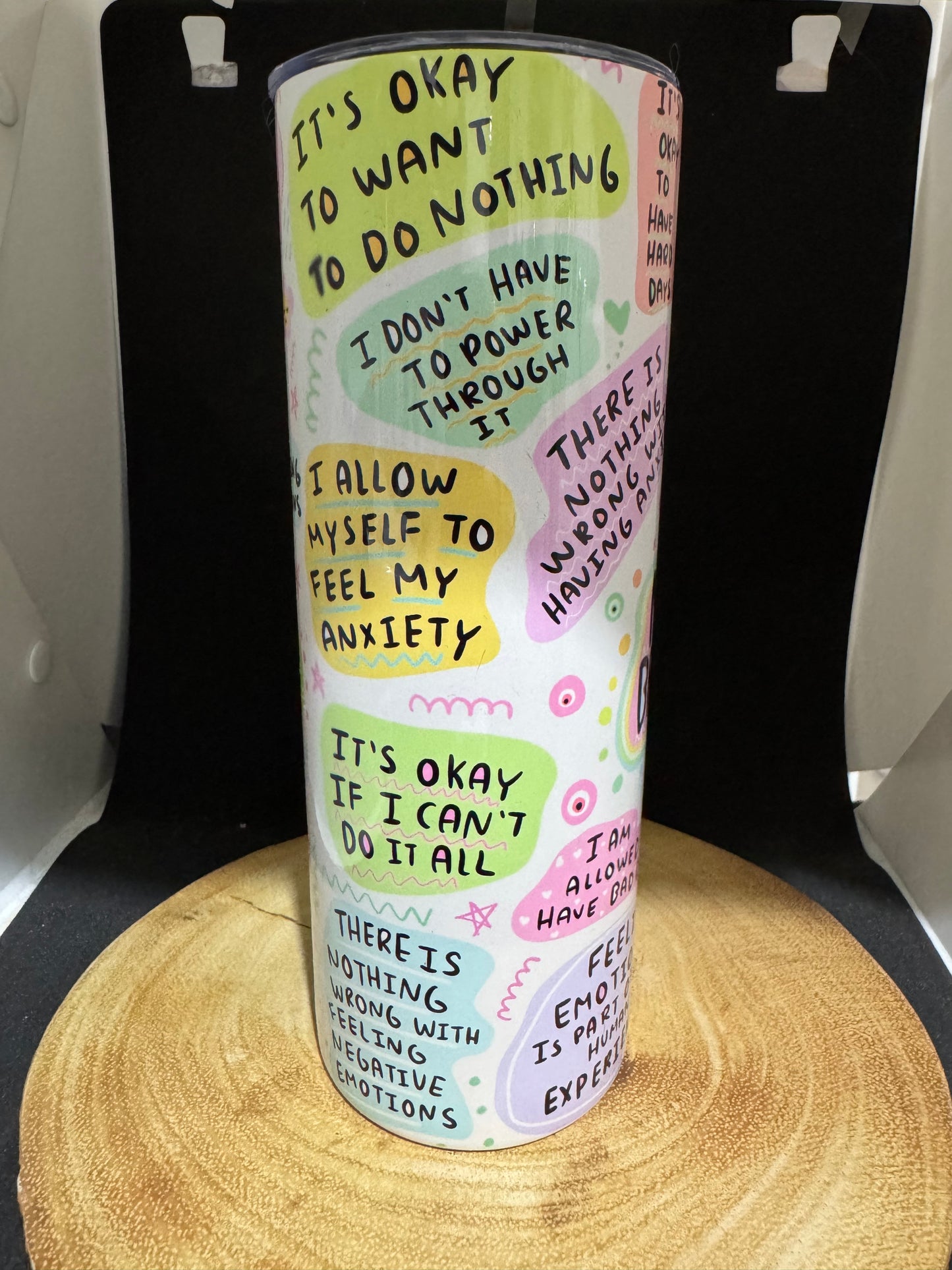 Mental Health Breakdown tumbler - Appletree Gifts Co