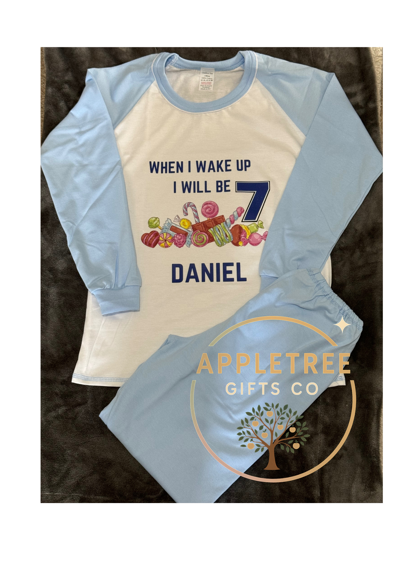 Custom When I wake up pjs