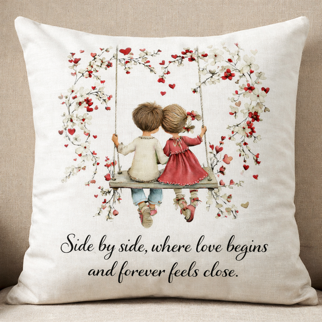 Side by Side” Decorative Cushion