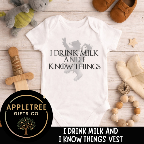 I drink milk and I know things GOT vest